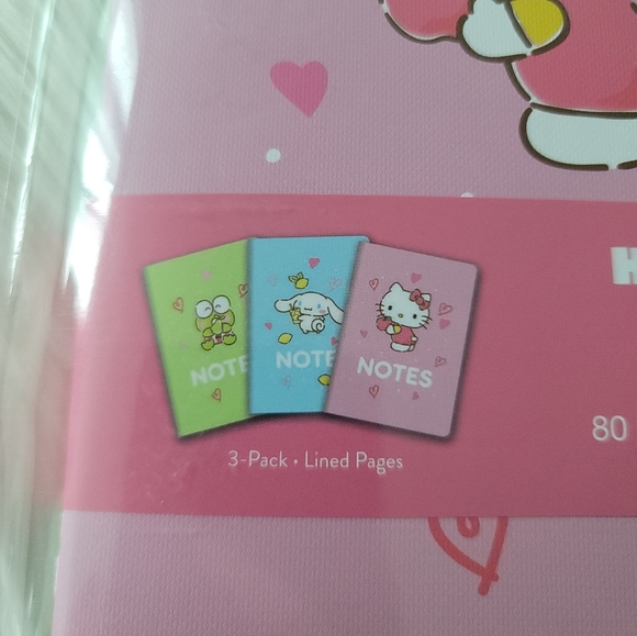 NEW 3 Pack Hello Kitty and Friends Notebooks - Picture 2 of 4